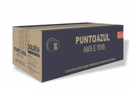 ELECTRODO SOLDADURA PUNTO AZUL AWS E-7018 1/8" 20KG