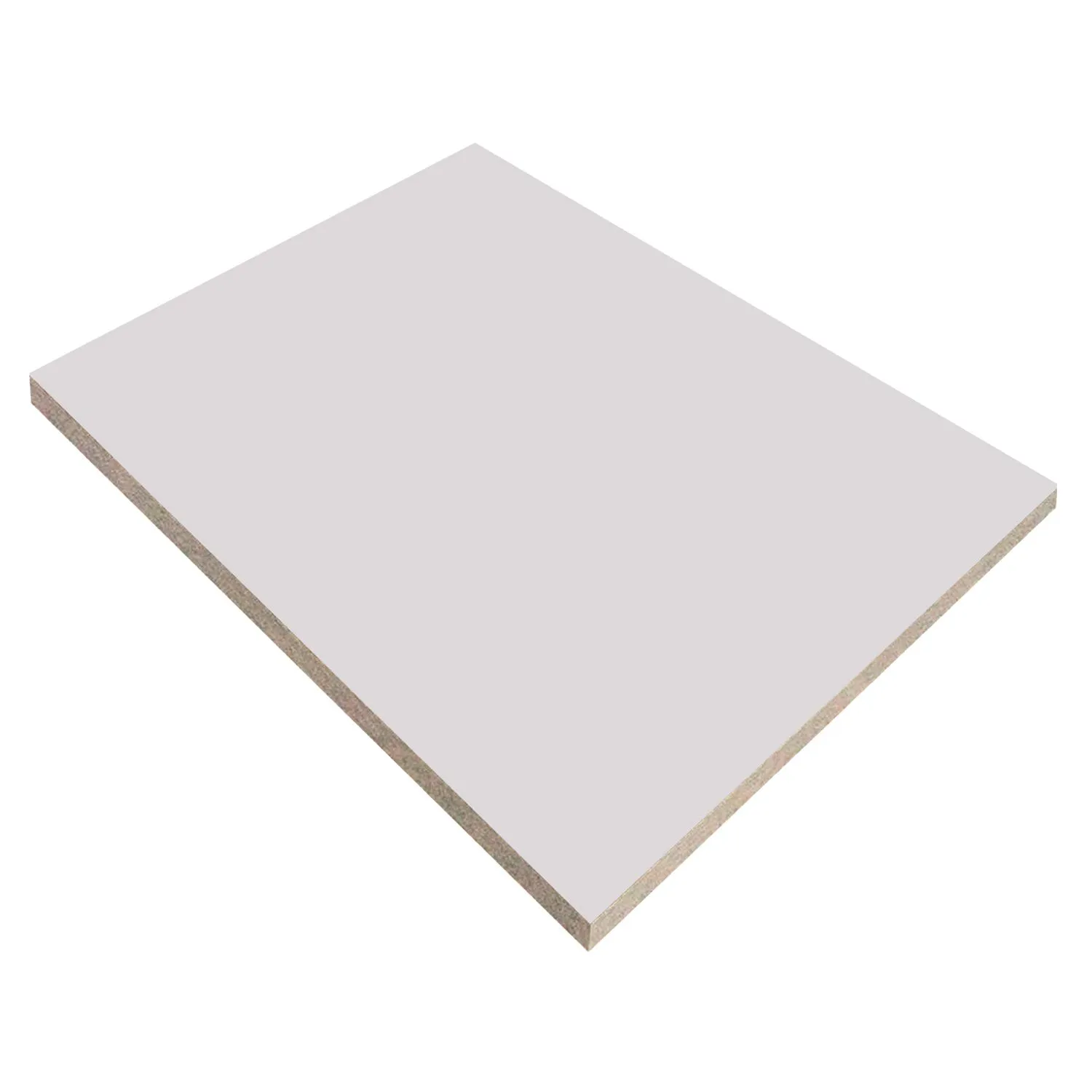 TABLERO DE MADERA MDF 5.5MM UNA CARA BLANCA 1.22X2.44M